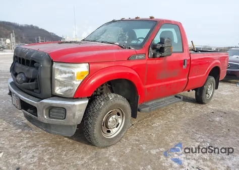 2014 Ford F-250 Xl из США, поврежденный, VIN 1FTBF2B63EEB75194